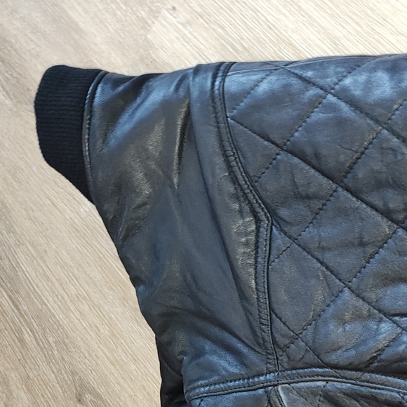The Limited Leather bomber jacket - Picture 4 of 4